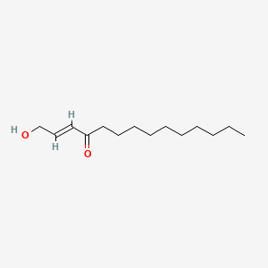 1-Hydroxy-2-tetradecen-4-one
