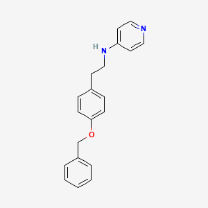 N-(4-(benzyloxy)phenethyl)pyridin-4-amine