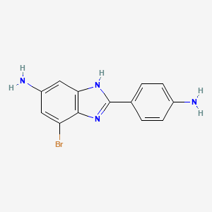 2-(4-Amino-phenyl)-7-bromo-3H-benzoimidazol-5-ylamine