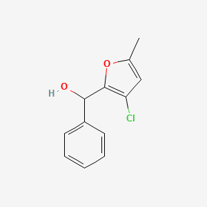 (3-Chloro-5-methylfuran-2-yl)(phenyl)methanol