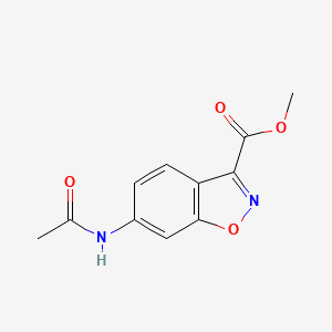 Methyl 6-acetamidobenzo[d]isoxazole-3-carboxylate