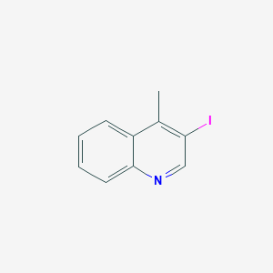 molecular formula C10H8IN B11770696 3-Iodo-4-methylquinoline 