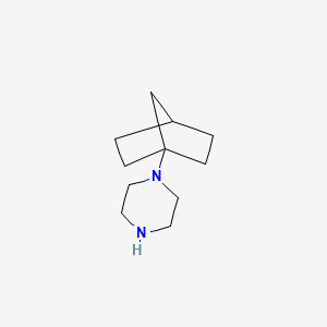 molecular formula C11H20N2 B11770710 1-(Bicyclo[2.2.1]heptan-1-yl)piperazine CAS No. 21043-45-8