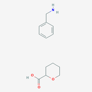 Phenylmethanaminium tetrahydro-2H-pyran-2-carboxylate