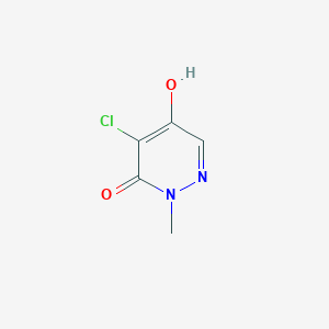 4-Chloro-5-hydroxy-2-methylpyridazin-3(2H)-one