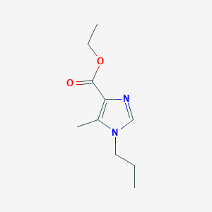 molecular formula C10H16N2O2 B11770803 Ethyl 5-methyl-1-propyl-1H-imidazole-4-carboxylate 