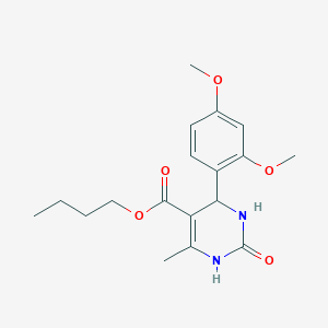 molecular formula C18H24N2O5 B11770804 Butyl 4-(2,4-dimethoxyphenyl)-6-methyl-2-oxo-1,2,3,4-tetrahydropyrimidine-5-carboxylate 