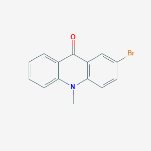 molecular formula C14H10BrNO B11770814 2-Bromo-10-methylacridin-9(10H)-one 