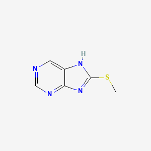 1H-Purine, 8-(methylthio)-