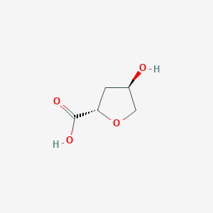 molecular formula C5H8O4 B11770863 trans-4-Hydroxytetrahydrofuran-2-carboxylic acid 