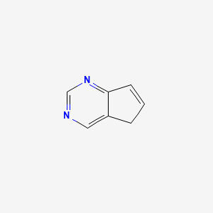 molecular formula C7H6N2 B11770902 5h-Cyclopenta[d]pyrimidine CAS No. 270-98-4