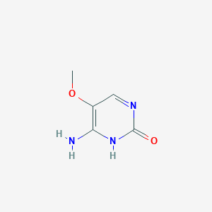 molecular formula C5H7N3O2 B11770914 6-Amino-5-methoxypyrimidin-2(1H)-one 