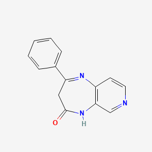 molecular formula C14H11N3O B11770927 2-Phenyl-3H-pyrido[3,4-b][1,4]diazepin-4(5H)-one 