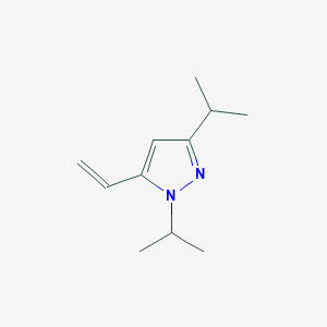 molecular formula C11H18N2 B11770945 1,3-Diisopropyl-5-vinyl-1H-pyrazole 