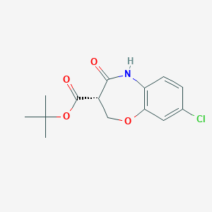 (S)-tert-Butyl 8-chloro-4-oxo-2,3,4,5-tetrahydrobenzo[b][1,4]oxazepine-3-carboxylate