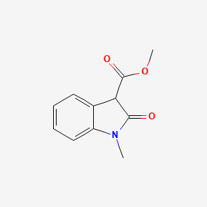 molecular formula C11H11NO3 B11770990 Methyl 1-methyl-2-oxoindoline-3-carboxylate 