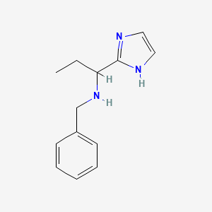 N-Benzyl-1-(1H-imidazol-2-yl)propan-1-amine