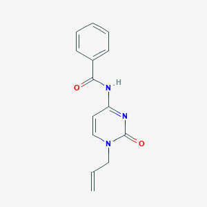 molecular formula C14H13N3O2 B11771035 N-(1-Allyl-2-oxo-1,2-dihydro-4-pyrimidinyl)benzamide CAS No. 648881-65-6