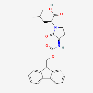 molecular formula C25H28N2O5 B1177104 Fmoc-Freidinger's lactam CAS No. 145484-45-3