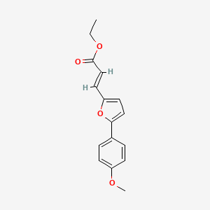 Ethyl 3-(5-(4-methoxyphenyl)furan-2-yl)acrylate