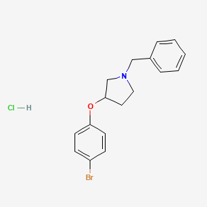 1-Benzyl-3-(4-bromophenoxy)pyrrolidine hydrochloride