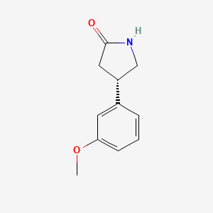 (S)-4-(3-Methoxyphenyl)pyrrolidin-2-one