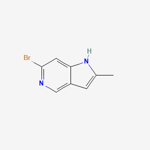 molecular formula C8H7BrN2 B11771166 6-Bromo-2-methyl-1H-pyrrolo[3,2-c]pyridine 