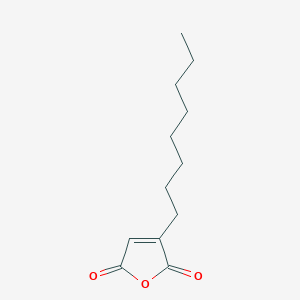 molecular formula C12H18O3 B11771257 3-Octylfuran-2,5-dione 