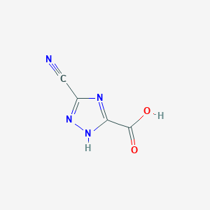 1H-1,2,4-Triazole-3-carboxylic acid, 5-cyano-