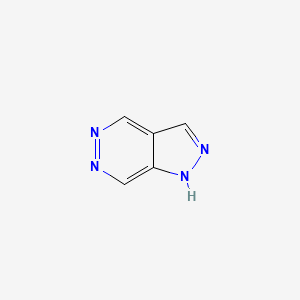 molecular formula C5H4N4 B11771339 1H-pyrazolo[3,4-d]pyridazine 