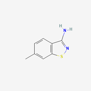 molecular formula C8H8N2S B11771497 6-Methylbenzo[d]isothiazol-3-amine CAS No. 613262-36-5