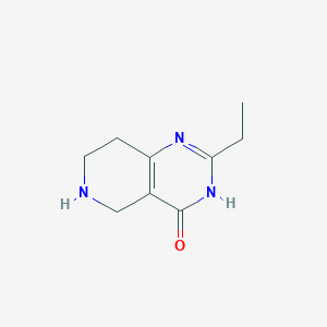 2-Ethyl-5,6,7,8-tetrahydropyrido[4,3-d]pyrimidin-4(3H)-one