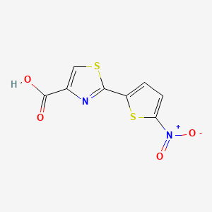 2-(5-Nitro-2-thienyl)-4-thiazolecarboxylic acid