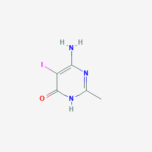 6-Amino-5-iodo-2-methylpyrimidin-4(3H)-one