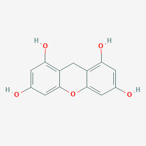 molecular formula C13H10O5 B11771562 9H-xanthene-1,3,6,8-tetrol CAS No. 27393-39-1