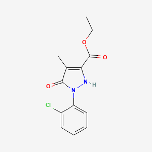 Ethyl 1-(2-chlorophenyl)-5-hydroxy-4-methyl-1H-pyrazole-3-carboxylate