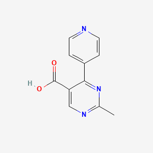 2-Methyl-4-(pyridin-4-yl)pyrimidine-5-carboxylic acid