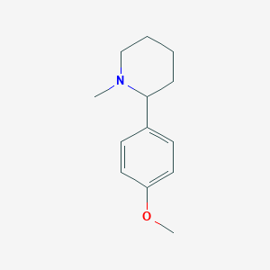 2-(4-Methoxyphenyl)-1-methylpiperidine