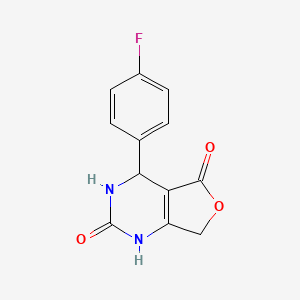 4-(4-Fluorophenyl)-3,4-dihydrofuro[3,4-d]pyrimidine-2,5(1H,7H)-dione