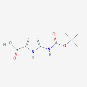 5-((tert-Butoxycarbonyl)amino)-1H-pyrrole-2-carboxylic acid