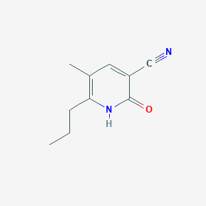 5-Methyl-2-oxo-6-propyl-1,2-dihydropyridine-3-carbonitrile