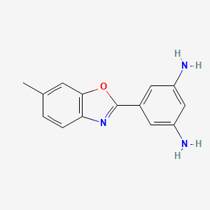 5-(6-Methyl-benzooxazol-2-yl)-benzene-1,3-diamine