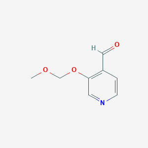 molecular formula C8H9NO3 B11771688 3-(Methoxymethoxy)isonicotinaldehyde CAS No. 666234-13-5