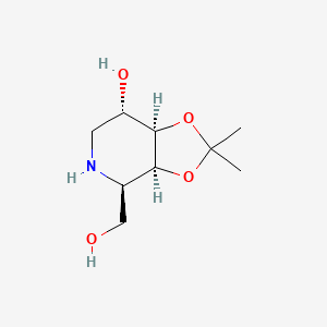 molecular formula C4H8NO3S B1177171 3,4-O-Isopropylidene-1,5-dideoxy-1,5-imino-D-galactitol CAS No. 151252-19-6