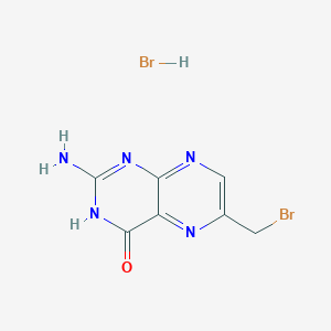 2-Amino-6-(bromomethyl)pteridin-4(3H)-one hydrobromide