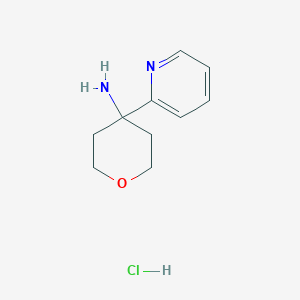 4-(Pyridin-2-yl)tetrahydro-2H-pyran-4-amine hydrochloride