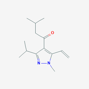 1-(3-Isopropyl-1-methyl-5-vinyl-1H-pyrazol-4-yl)-3-methylbutan-1-one