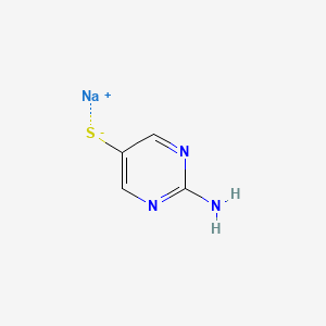 Sodium 2-aminopyrimidine-5-thiolate