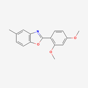 2-(2,4-Dimethoxyphenyl)-5-methyl-1,3-benzoxazole