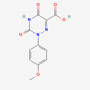 2-(4-Methoxyphenyl)-3,5-dioxo-2,3,4,5-tetrahydro-1,2,4-triazine-6-carboxylic acid